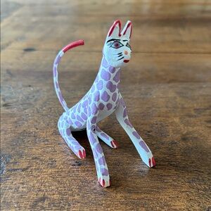 Alebrije- Small 4” Mexican Folk Art Cat